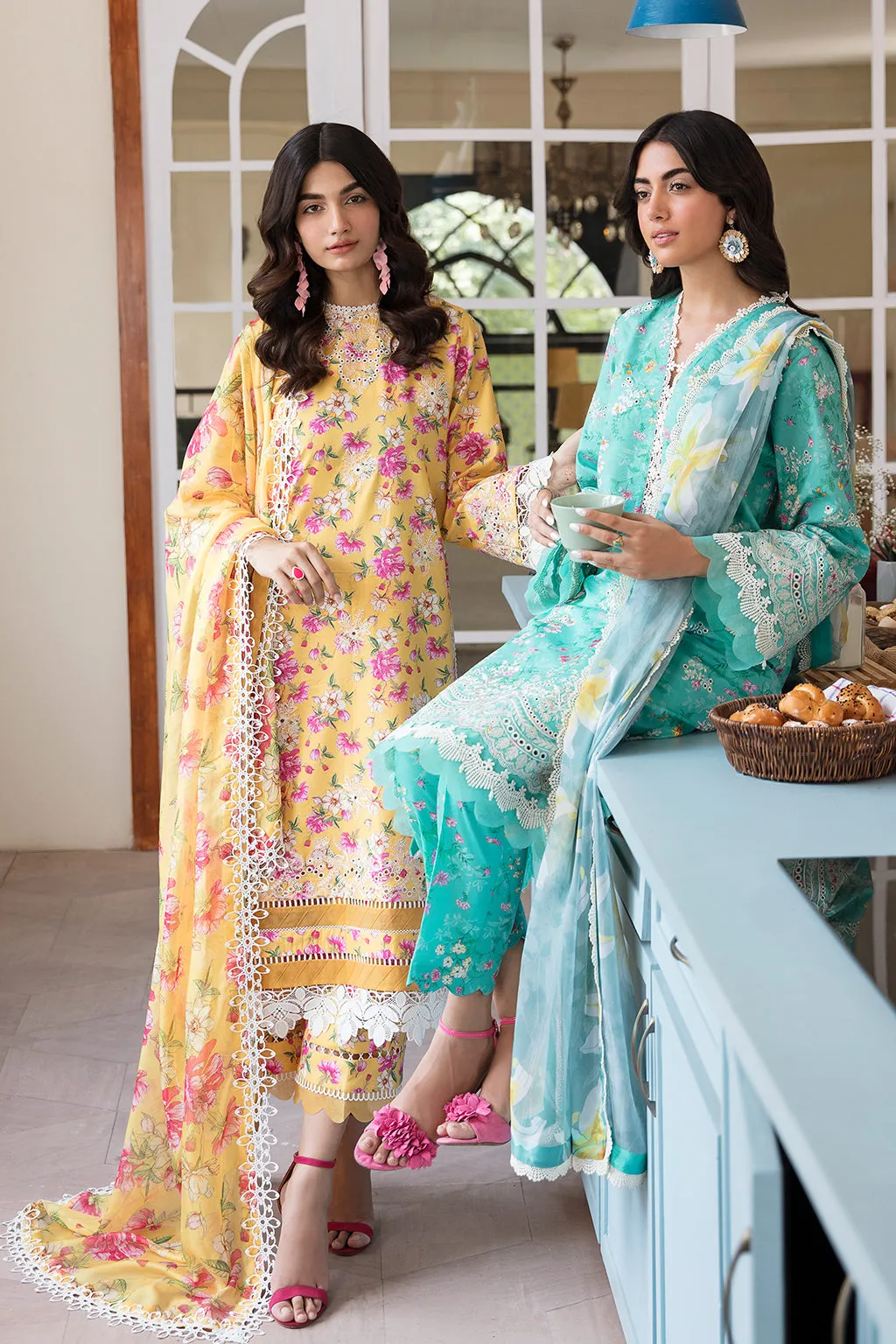 Afrozeh Printkari Lawn Collection – Seabreeze