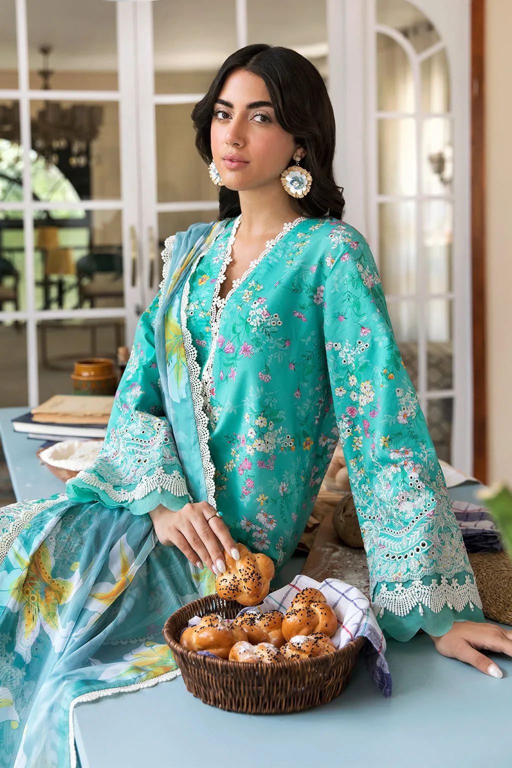 Afrozeh Printkari Lawn Collection – Seabreeze