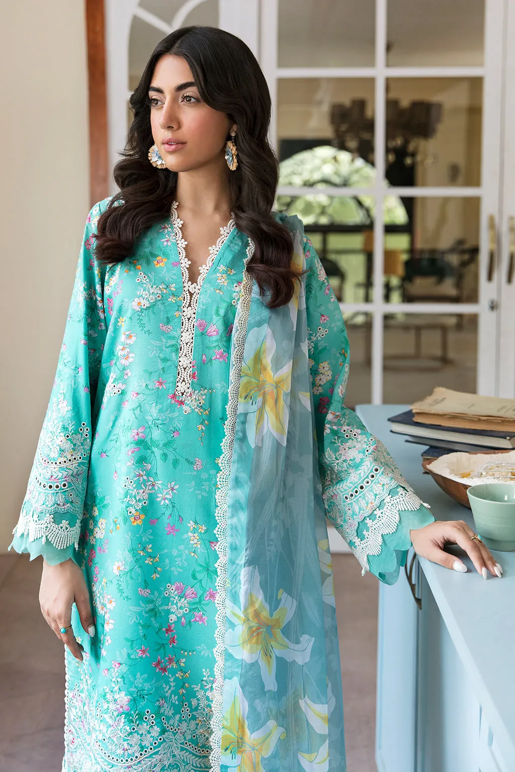 Afrozeh Printkari Lawn Collection – Seabreeze