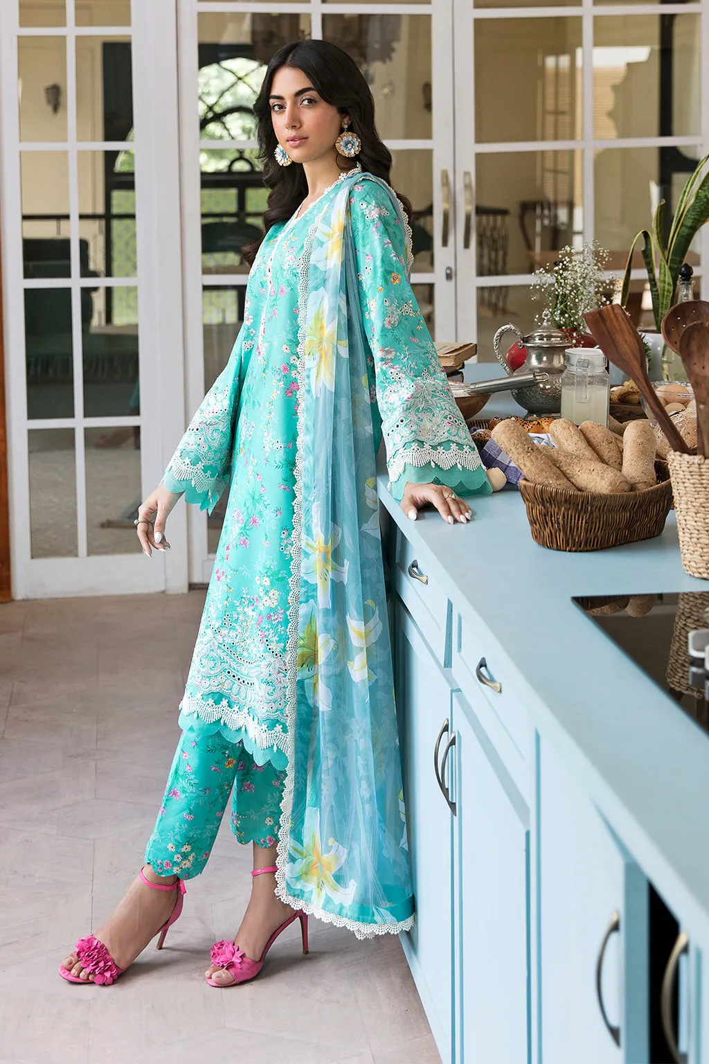 Afrozeh Printkari Lawn Collection – Seabreeze