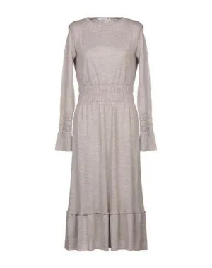 Agnona Women 3/4 length dress Light grey M INT