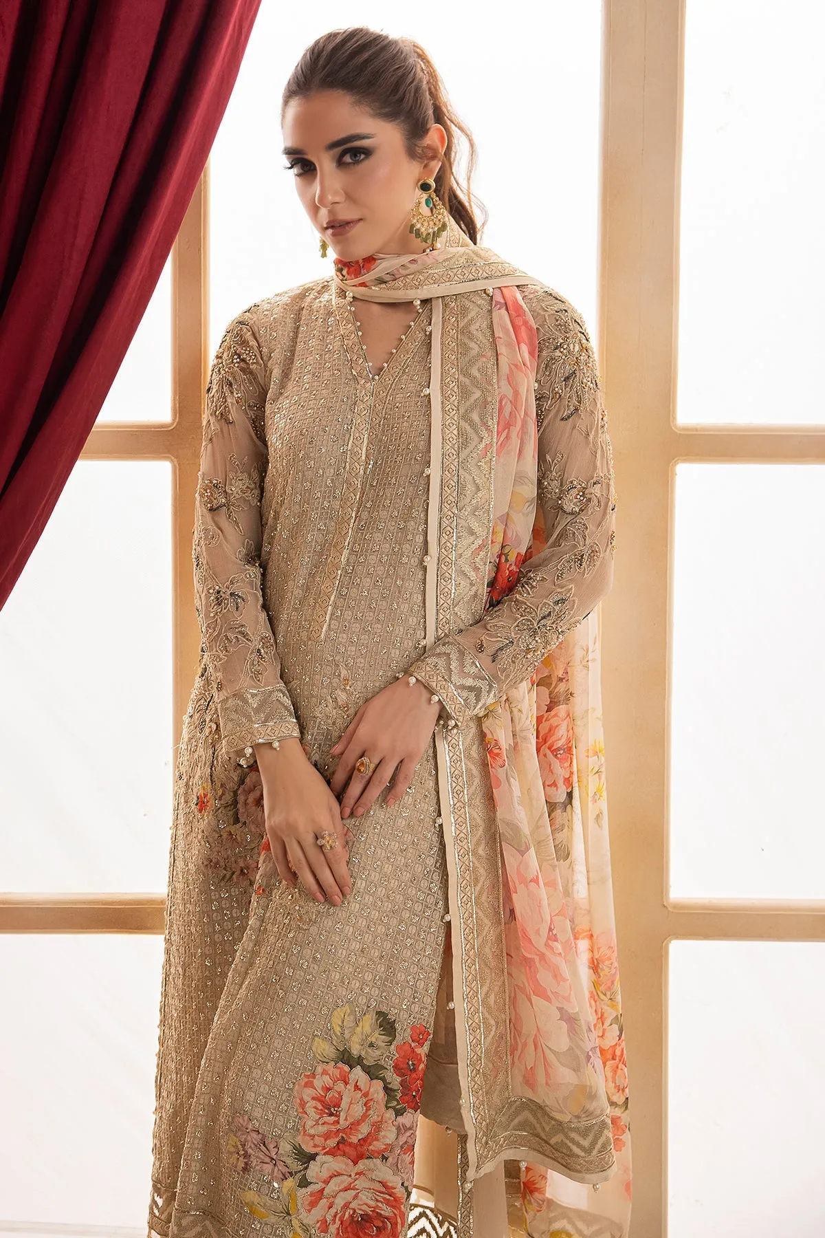 Charizma Dastan-E-Jashan Premium Chiffon Formals – DJW4-05