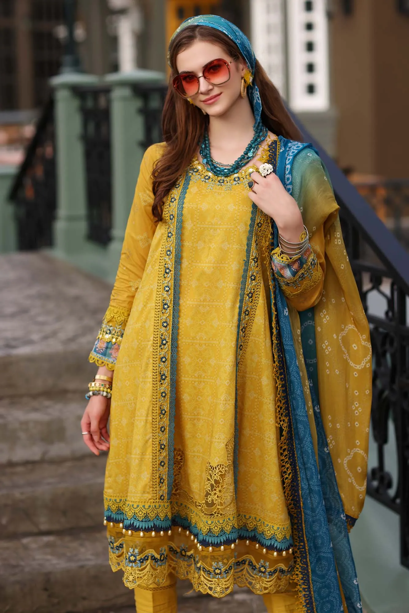 Noor by Saadia Asad Luxe PrintKari Lawn Collection – D5-B