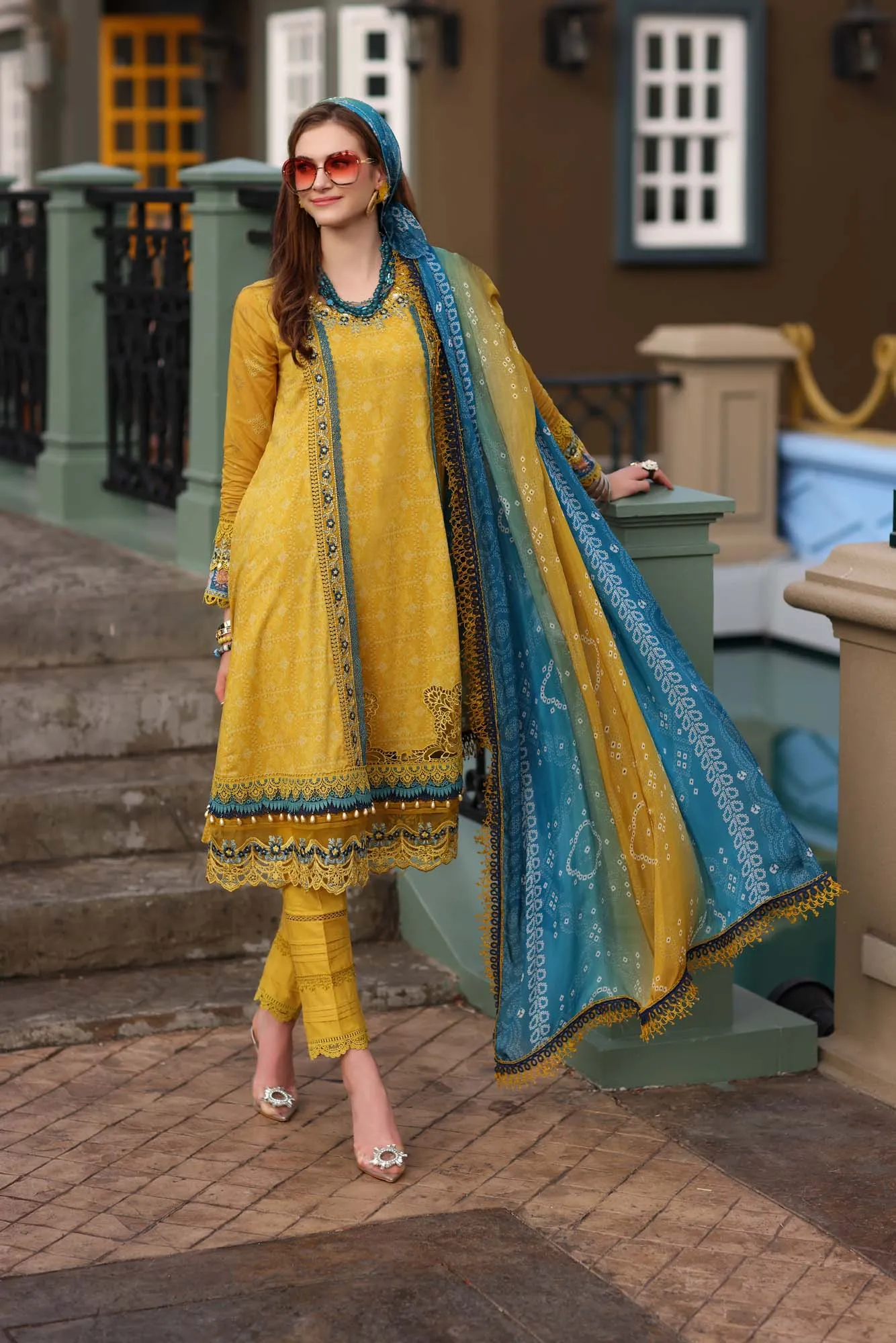 Noor by Saadia Asad Luxe PrintKari Lawn Collection – D5-B