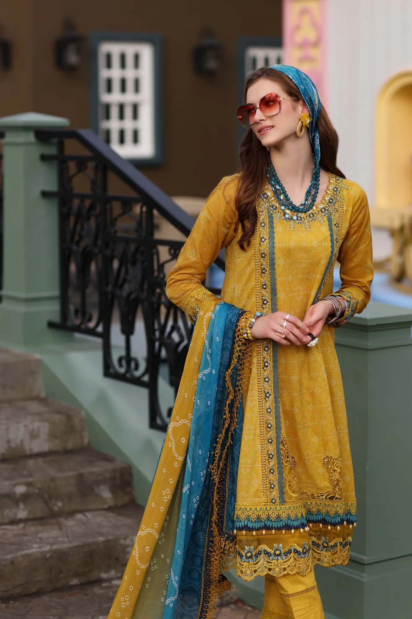 Noor by Saadia Asad Luxe PrintKari Lawn Collection – D5-B