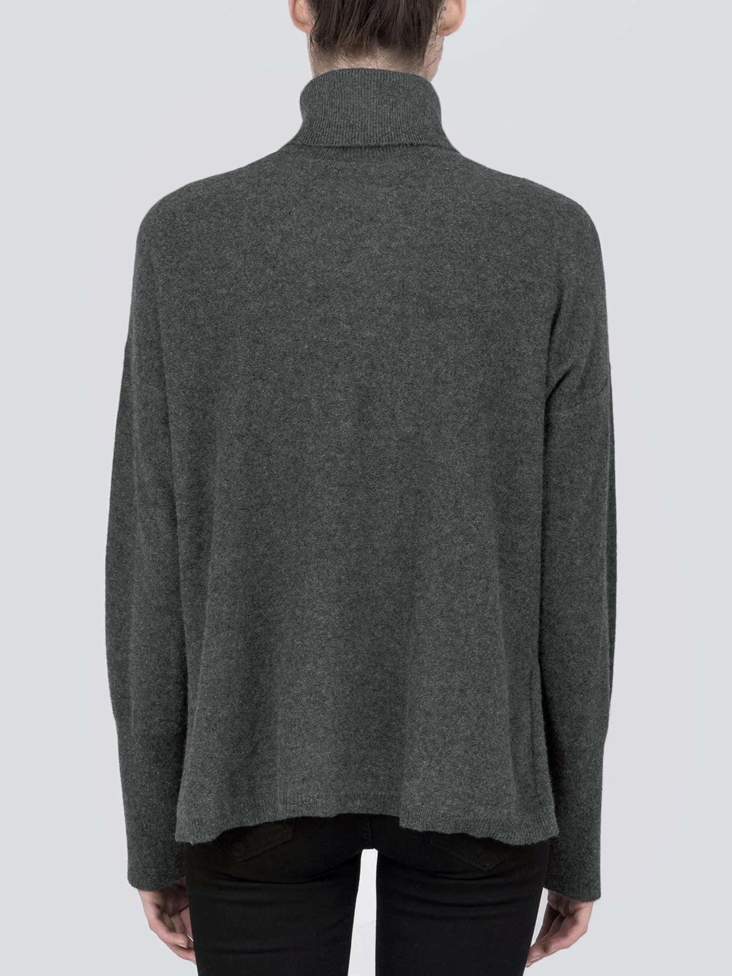 Turtleneck Loosefit Tunic_Graphite