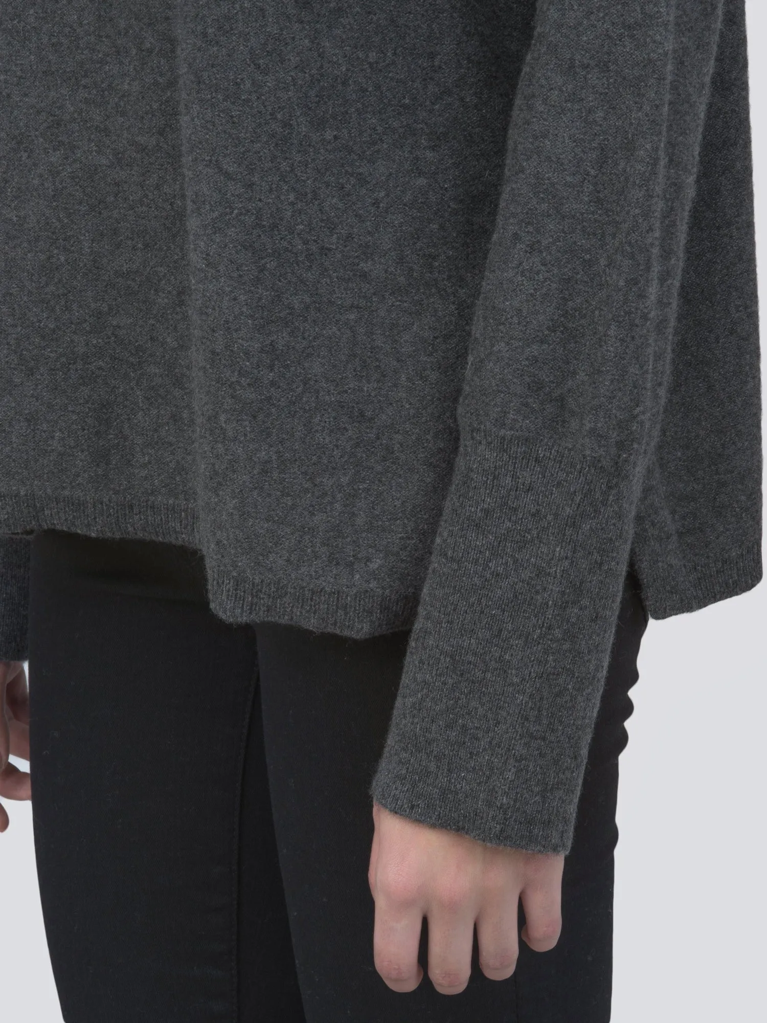 Turtleneck Loosefit Tunic_Graphite